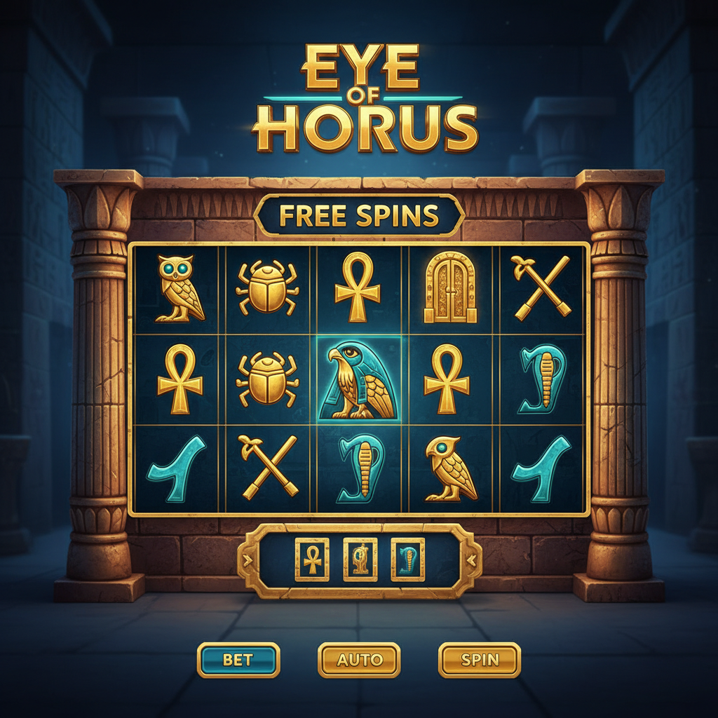 Eye of Horus slot game screenshot